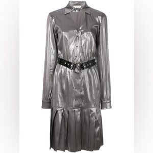 1017 ALYX 9SM Silver Metallic Dress - NWT - Size Small